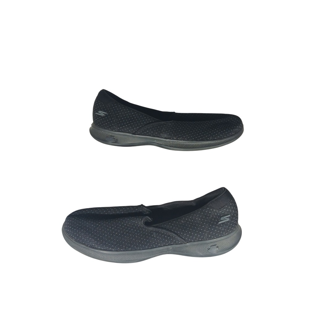 Skechers GOwalk Joy 8 Black Slip On Mesh Walking Shoes 14724 Athleisure Comfort